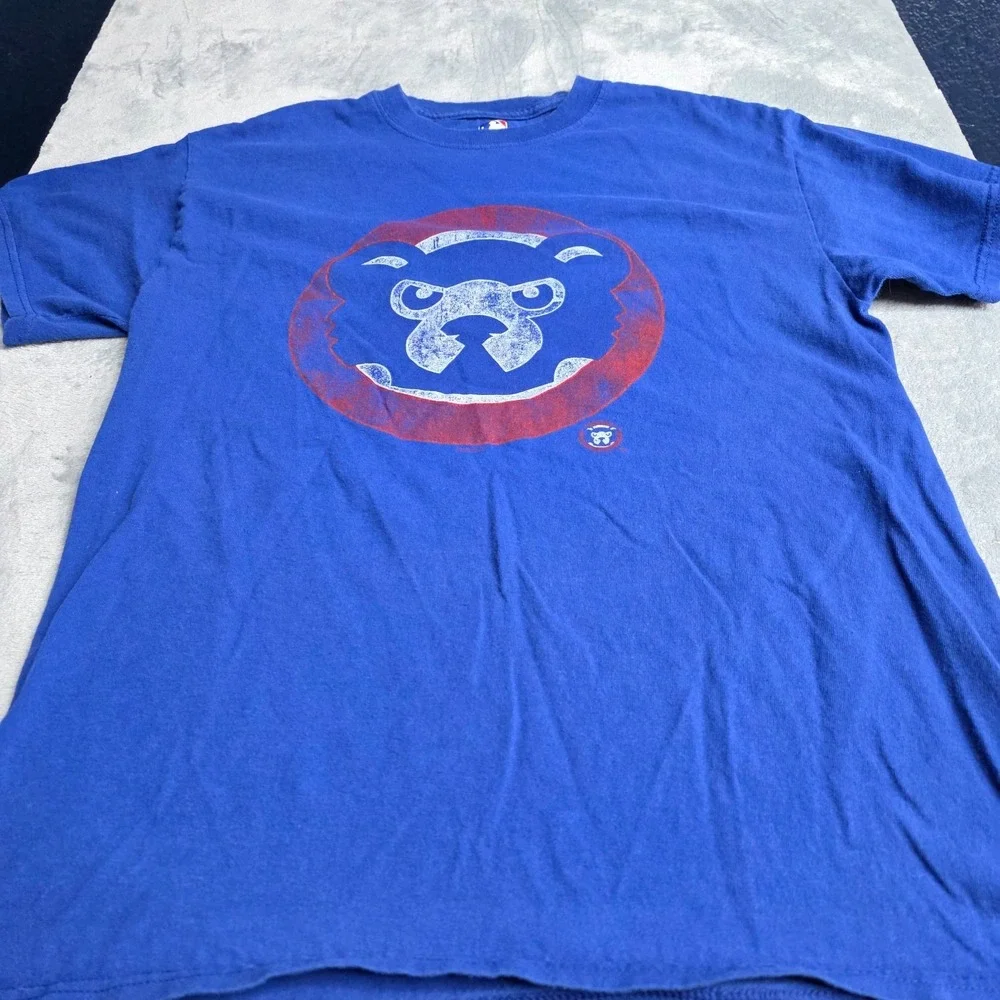 Adult Chicago‎ Cubs-Bear Logo T-Shirt /MLB- SZ M